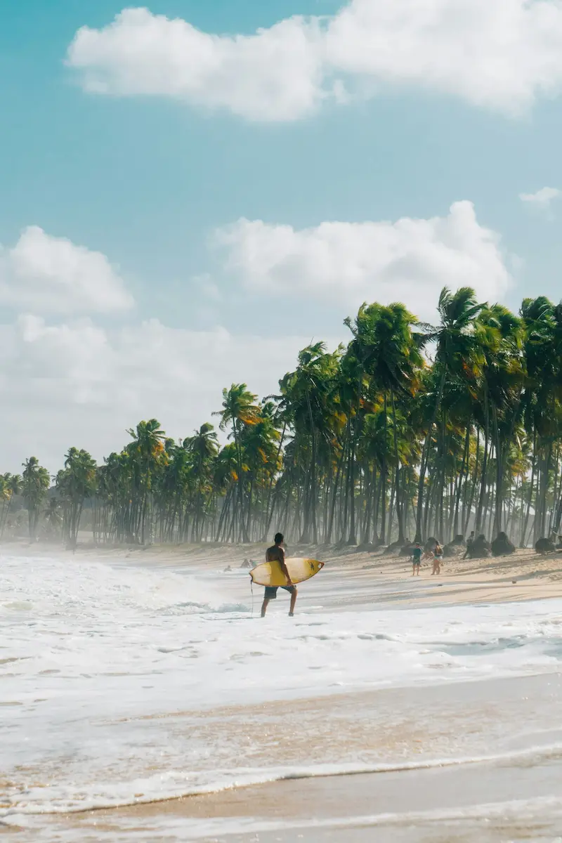 Surfing in Bali